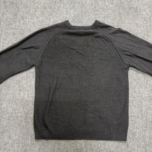 VTG Xtreme Gear Pullover Sweater Men's XL Gray Plaid Striped Y2K - Picture 2 of 5